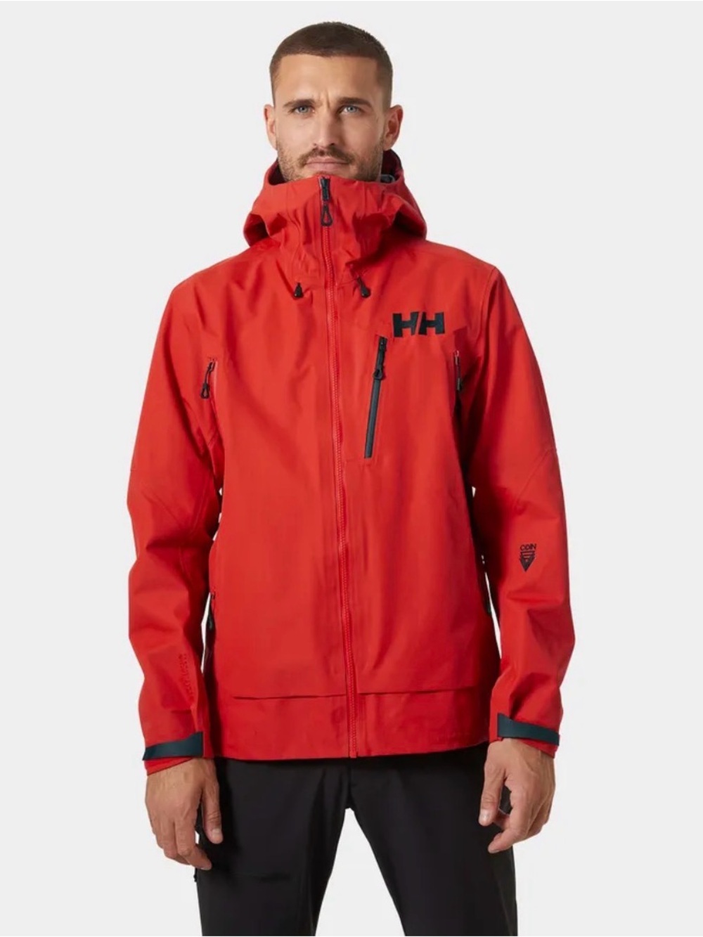 Helly Hansen Oden 9 Red Waterproof Hooded Jacket